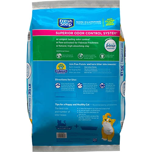 Fresh Step NonClumping Premium Cat Litter with Febreze Freshness
