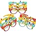 DIY Building Bricks Glasses Children's Early Education Enlightenment Intelligence Toys Creative Party Favors Creative Building Block Brick Glasses 9 Pcs/Set