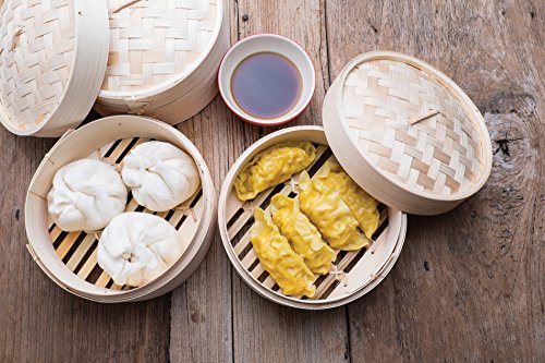 Helen Chen's Asian Kitchen Bamboo Steamer, 6-Inch