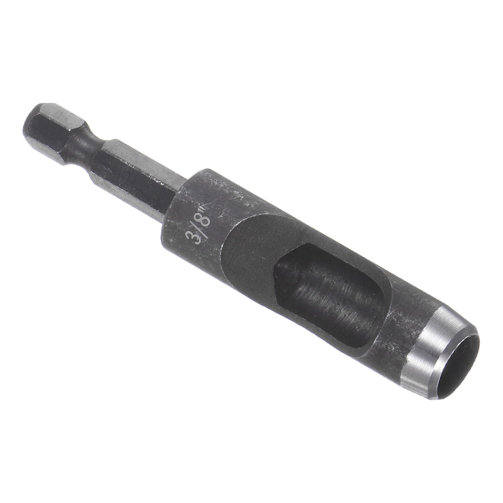 CoCud Leather Hole Punch, 3/8" Dia, High Carbon Steel Round Hollow Punch - (Applications: for Rubber Paper Soft Material) — image 1