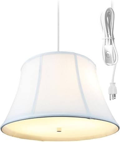 2 Light Plug In Pendant Light By Home Concept Hanging Swag Lamp