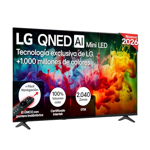 65QNED70B6C - Smart TV QNED MiniLED AI 65" 4K Sin Reflejos 94%, 2026