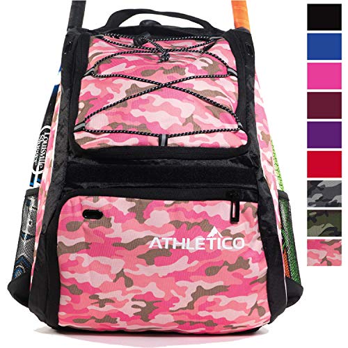 image for Athletico Baseball Bat Bag - Backpack for Baseball, T-Ball & Softball 