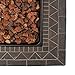 Endless Summer 30 Inch 30,000 BTU LP Gas Outdoor Propane Gas Lava Rock Patio Space Fire Pit Table with Slate Tile Mantel, Brown