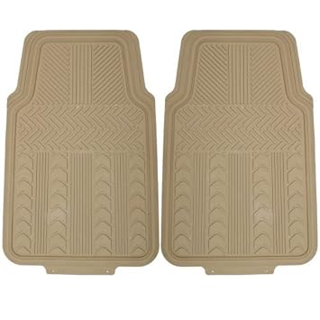 Oxgord 2pc Arrow Front Floor Mats For Gmc Savana 2500 Beige