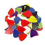 Alice Projecting Nylon Guitar Picks Assorted Color/Thickness-100pcs