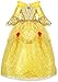Princess Belle Deluxe Yellow Party Dress Costume (4-5, Style 3)