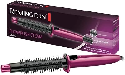 Remington Flexibrush Steam Hair Styler CB4N Ceramic Coating 60 Sec Heat Up