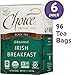 Choice Organic Teas Black Tea, Irish Breakfast, 16 Count, Pack of 6