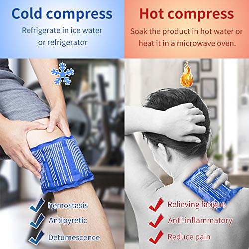 Gel Ice Packs for Injuries Adjustable Wrap for Pain Relief Ice Pack