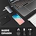 USB C Hub, NITASA 8 in 1 USB C Adapter with Ethernet Port, 4K USB C to HDMI, 3 USB 3.0 Ports, PD Type C Charging Port, SD TF Card Reader for MacBook Pro/Air, iPad Pro, Galaxy S9/S10 and Other Laptops