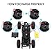 EACHINE Remote Control Car, EC04 RC Cars Off-RoadTrucks Vehicle 2.4Ghz 4WD Powerful 1: 20 Racing Climbing Cars Radio Electric Rock Crawler Buggy Hobby Toy for Kids