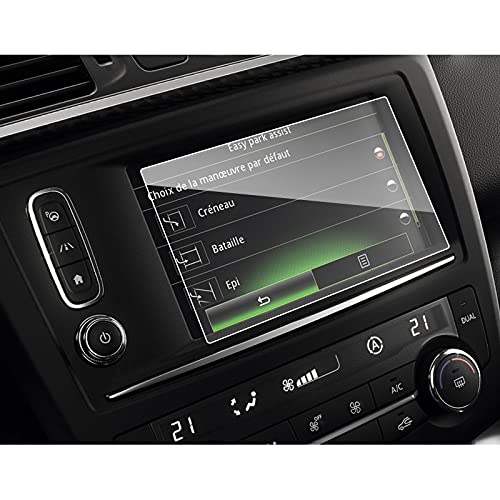 SXCY Kompatibel mit Renault Kadjar Scenic Espace Megane GT Talisman Koleos Navigation Schutzfolie, 7 Zoll Tempered Glas Display Schutzfolie, 9H Härte Kratzfest Anti-Fingerabdruck