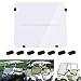 AW Fold Down Golf Cart Windshield Impact Resistant Acrylic Split Windshield Compatible with Club Car DS 1982-2000