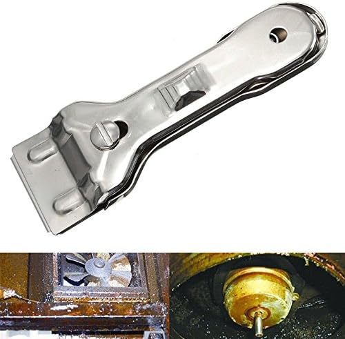 Mzhis Glass &amp; Ceramic Hob Scraper Cleaner Remover With Blade For Cleaning Oven Cookers