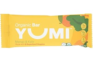AMPOWSURE Yumi Organic Mango & Kale Toddler Bars, 3.7 OZ