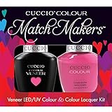 Cuccio Matchmakers Duo - Pink Cadillac - Venice Beach '81 Spring/Summer Nail Polish + Uv/Led Gel by HealthMarket
