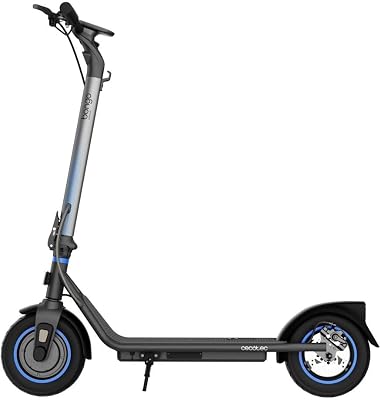 Patinete Eléctrico Homologado con App Bongo D20 XL Connected. Potencia Máxima de 630W, Autonomía de hasta 20km, Ruedas de 10”, Supera Pendientes, Freno Delantero y Trasero