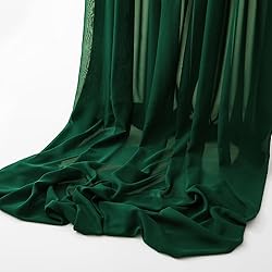 MaiMaiSuan 60" Wide Blackish Green Chiffon Fabric
