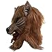 SUPOW Halloween Wolf Mask, Costumes Creepy Scary Full Face Werewolf Mask for Halloween and Cosplay Costume Party Horror Nights (Yellow)