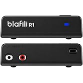 R1 Bluetooth Receiver for Home Stereo, RCA Out &amp; USB-C Power/Audio Input | No-Beep Pairing, aptX Adaptive/HD, for Amps &amp; Powered Speakers, Always-On USB Power, Upgrade Older Stereo Systems