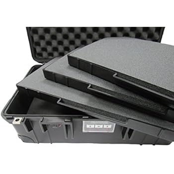 3D Pelican Case 1510 With Foam Black Lowpoly - 2076008