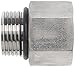 Brennan Industries 6410-04-06-O Steel Straight Reducer, 7/16