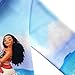 KIDHF Girls Zip Hoodie Moana Sweatshirt Children Coat Cartoon Jacket Outwear (Blue,120/5-6Y)