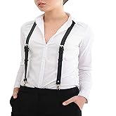 Women's Punk Waist Belt Body Chain Faux Leather Harness Adjustable with Buckles and O-Rings(SS-03)