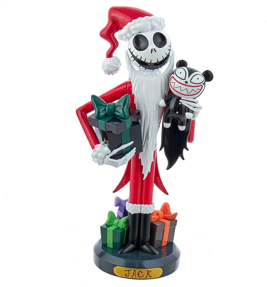 Nutcrackers - Disney Nightmare Before Christmas Jack with Vampire Nutcracker, 10-Inch, Multi-Colored