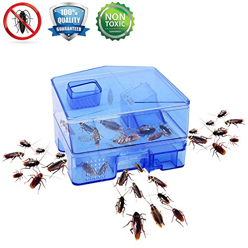 Roach Traps Non-Toxic Cockroaches Killer Catcher Physical Capture Cockroach Easy Entry Eco-Friendly Effective Safe Reusable Control Bait Roach Traps Non-Toxic Cockroaches Killer Catcher Physical Capture Cockroach Easy Entry Eco-Friendly Effective Safe Reusable Control Bait