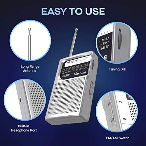 NOAA Weather Radio Emergency NOAA/AM/FM Battery Operated Portable