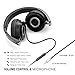 Vogek On Ear Headphones Lightweight and Foldable Bass Headphones with Volume Control and Microphone