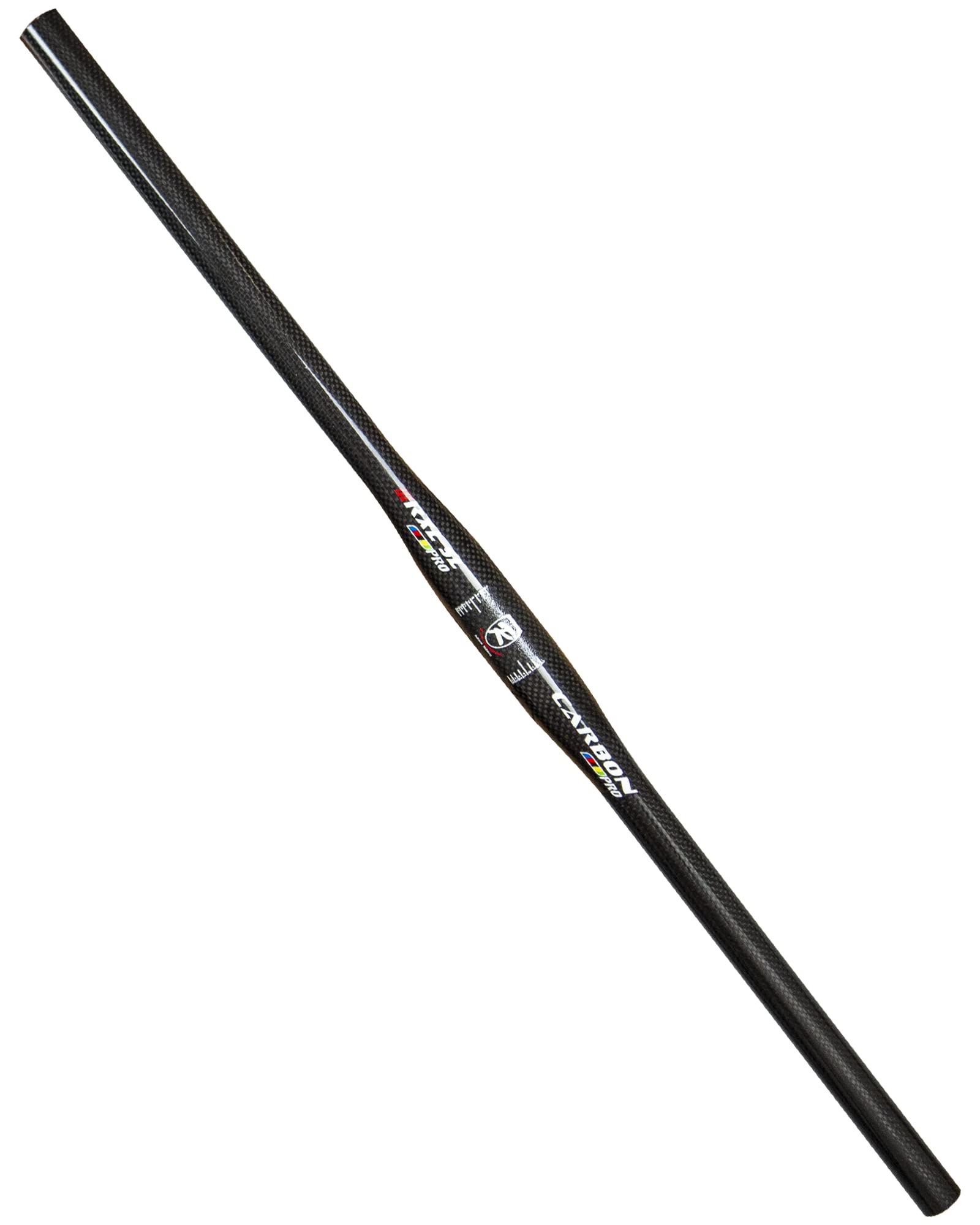 Carbon Mountain Bike Handlebars, 700mm x 70cm Flat, 3K Matt Finish, Lightweight Black, Straight For Downhill, BMX, Fixie, Enduro, XC & MTN Bikes