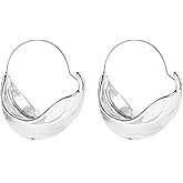 Chunky Gold Earrings for Women Gold Hoop Earrings Thick Teardrop Earrings Gold Statement Earrings Geometric Jewelry Gifts