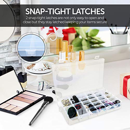 5 Plastic+Organizer+Dividers+Compartment+Container