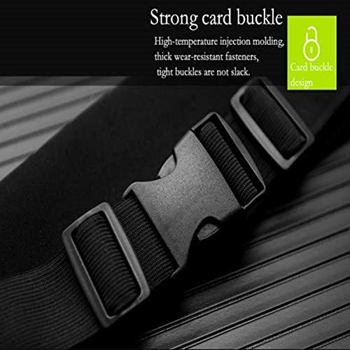 FChome Running Belt Waist Pack-Reflective Waterproof Running Waist Belt-Runners Waist Bag-Adjustable Running Pouch for All Kinds of Phones,Black
