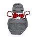 BOKOLI Newborn Costume Crochet Outfits Baby Girls Boys Cute Photograph Props