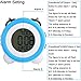 YOUOWO Digital Dual Alarm Clock Loud Alarm Clock Twin Bell Kids Small Clock Large Display with Snooze and Night Light Battery Operated Easy to Set for Heavy Sleepers Bedrooms Desk Travel
