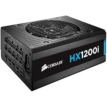 CORSAIR HXi Series, HX1200i, 1200 Watt, 80+ Platinum Certified, Fully Modular - Digital Power Supply