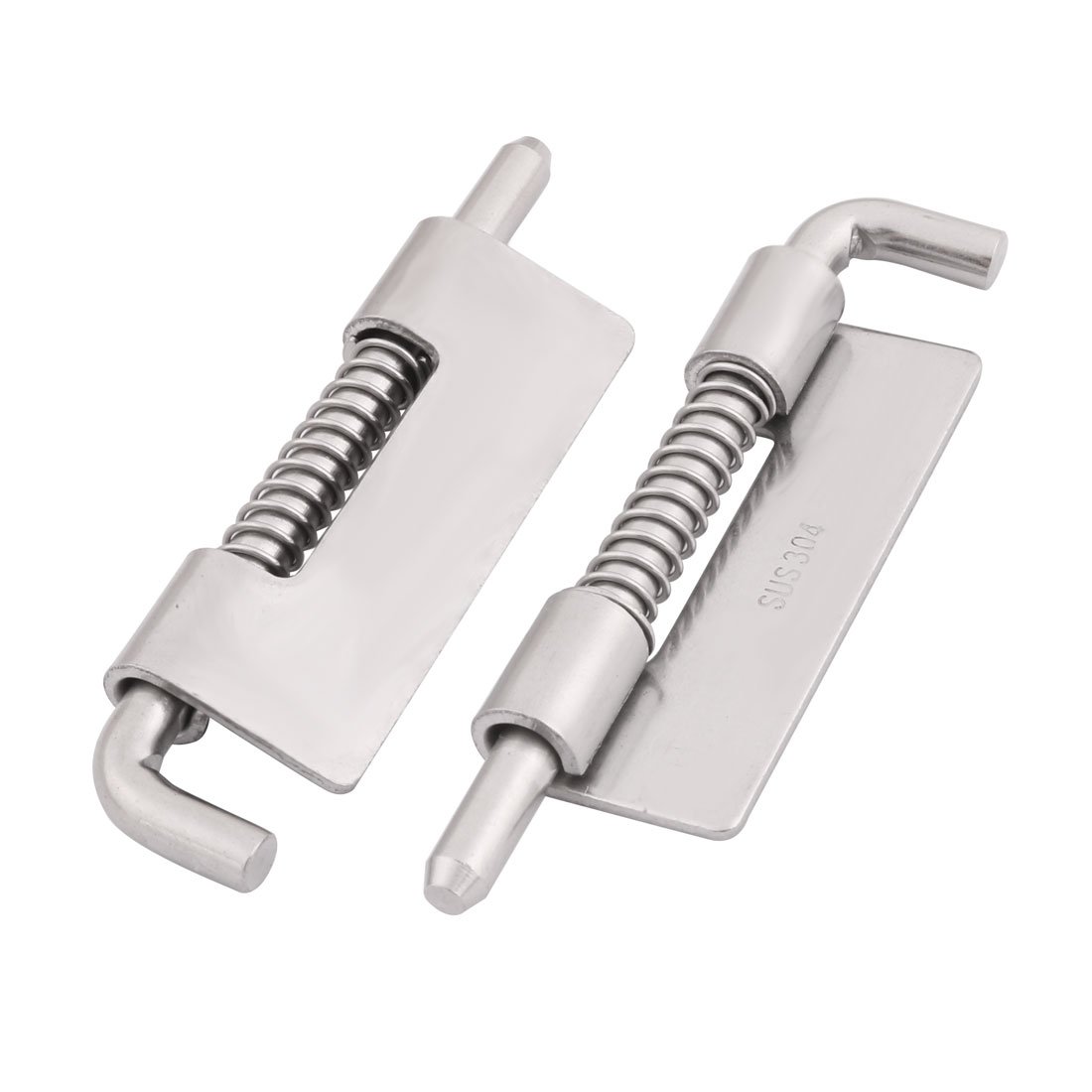 Sourcingmap Office 304 Stainless Steel Door Gate Spring Latch Box Bolt 3.6 Inch Length 2pcs