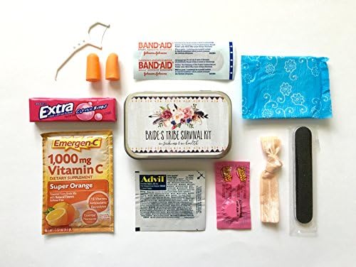 Complete Bachelorette Party Bride's Tribe Survival Kits - Filled Tins