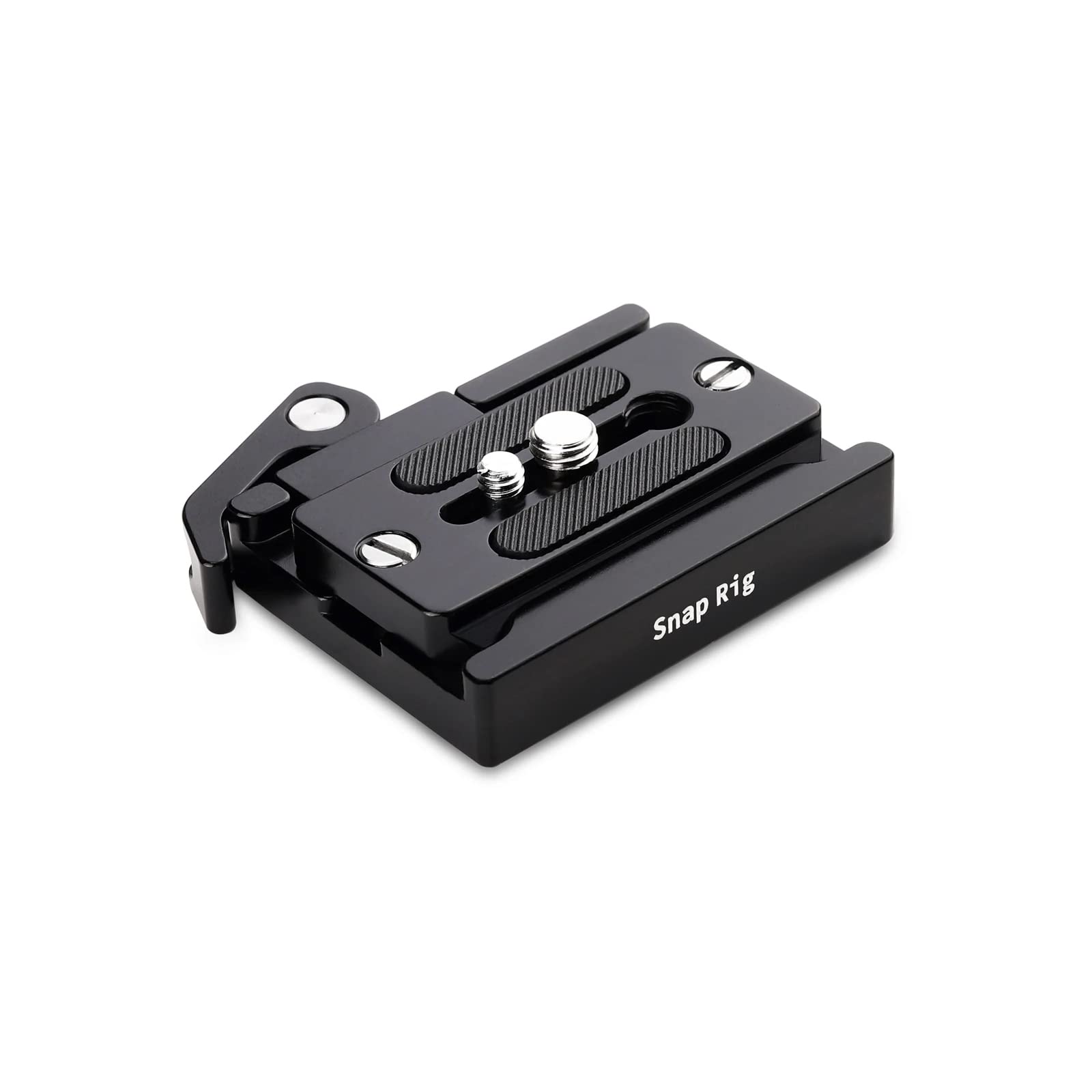 PROAIM SnapRig Quick Release Plate with Base & Plate Set. Mount on Tripod, Jib, Cages with Multiple Threaded Holes. For DSLR Cameras & Rigs. (QR207)