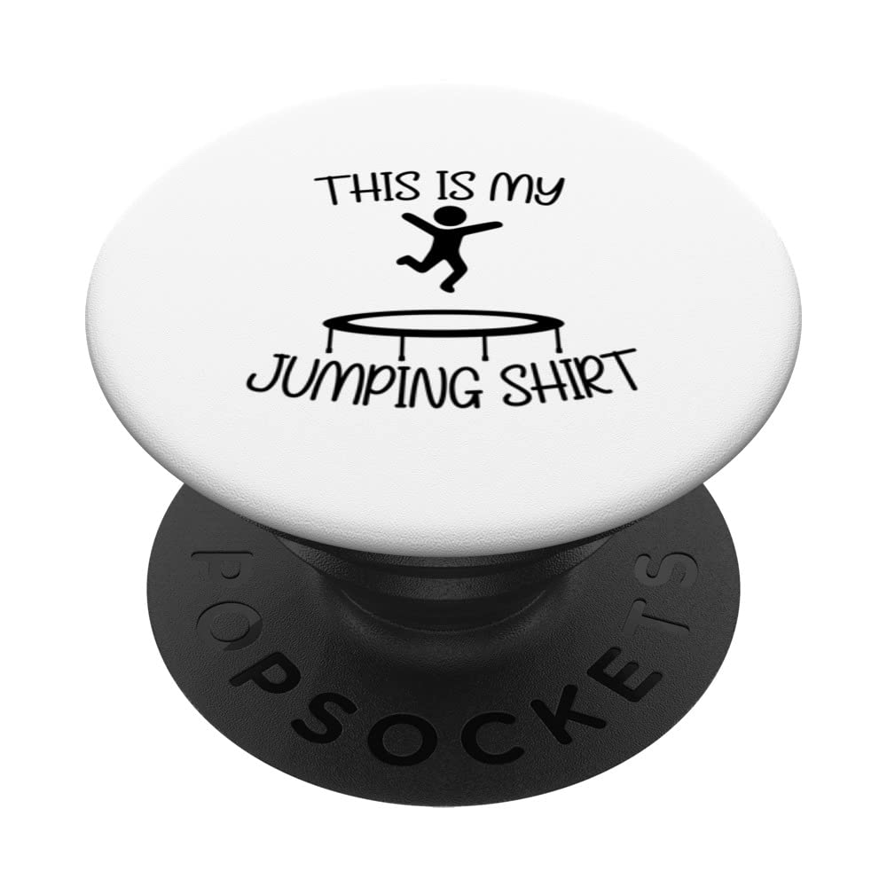 Jumping as Therapy Trampoline Jumper Trampolinist PopSockets Swappable PopGrip