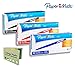 Paper Mate Flair Felt Tip Pens, Medium Point ǀ 1 Dozen Black Ink, 1 Dozen Red Ink, and 1 Dozen Blue Ink (Total of 36 Pens) ǀ Includes 5 Color Bright Flag Set