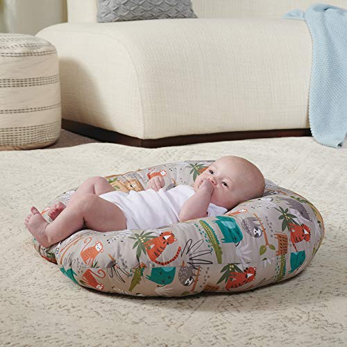 Boppy Newborn Lounger—Original Lightweight Plush Chair with Carrying