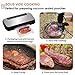 GERYON Vacuum Sealer, Automatic Vacuum Sealer Machine with Built-in Cutter, Compact Design for Dry and Moist Food with Starter Kit Bags and Rolls, Black