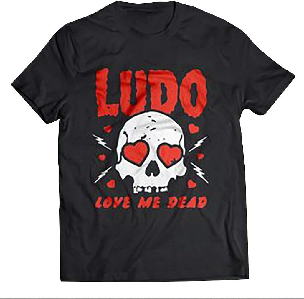 Ludo Love Me Dead T Shirt Amazon Com