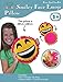 Big Smile Face, Emoji, Sew and Stuff Kit. Felt Pillow Ideal Kids Craft Kit Includes all Supplies. Fun Activity. Ages 5-12. All Inclusive Arts and Crafts, w/ Vibrant Colors Ideal Rainy Day Activity