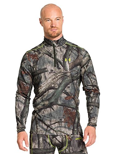 Under Armour 1248147 Men's ColdGear Infrared Scent Control Evo 1/4 Zip(Mossy Oak Treestand, Large)